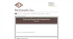 Desktop Screenshot of corsetticontracting.com